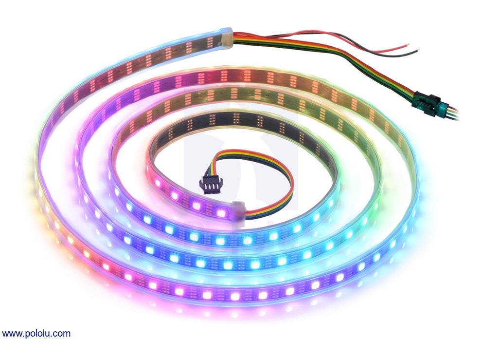 Addressable High-Density RGB 144-LED Strip, 5V, 1m (SK9822)