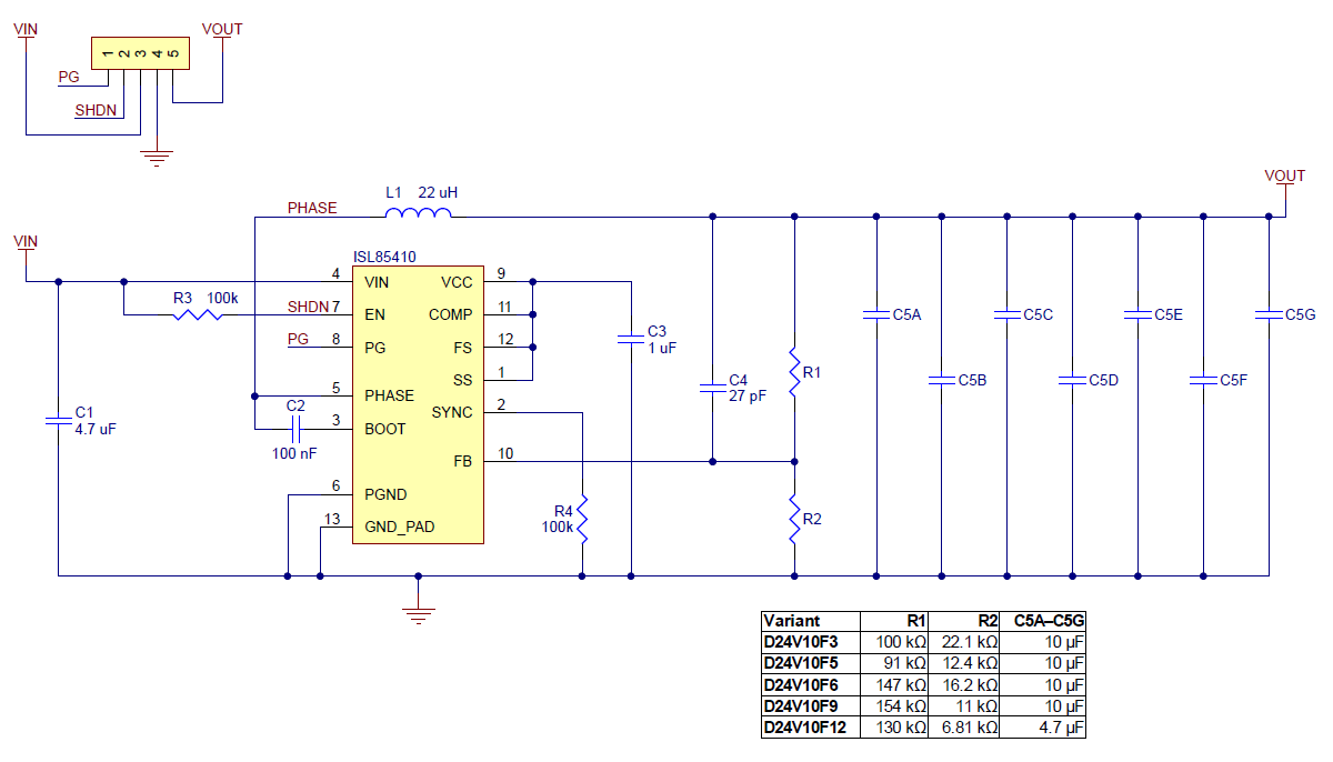 Pololu 5V, 1A Step-Down Voltage Regulator D24V10F5