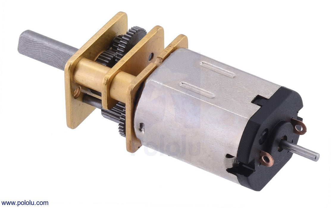 3074 - 75:1 Micro Metal Gearmotor HPCB with Extended Motor Shaft