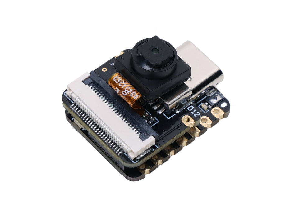 Seeed Studio XIAO ESP32S3 Sense - 2.4GHz Wi-Fi, BLE 5.0, OV2640 camera sensor, digital microphone, 8MB PSRAM, 8MB FLASH, battery charge supported, rich Interface, IoT, embedded ML