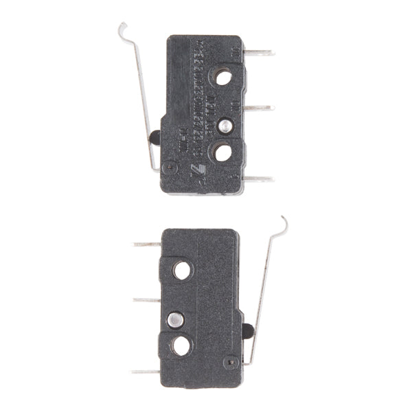 Mini Microswitch - SPDT (Offset Lever, 2-Pack)