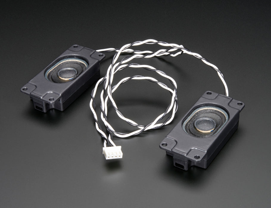 Stereo Enclosed Speaker Set - 3W 4 Ohm -