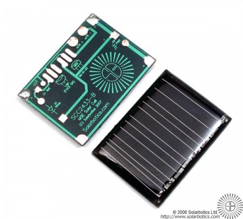 24 x 33mm Monocrystalline Solar Cell + MSE Circuit