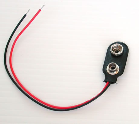 9V Battery Connector with cable