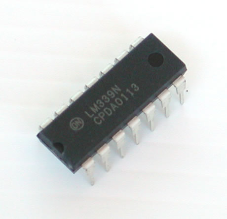 LM339N Quad Differential Comparator