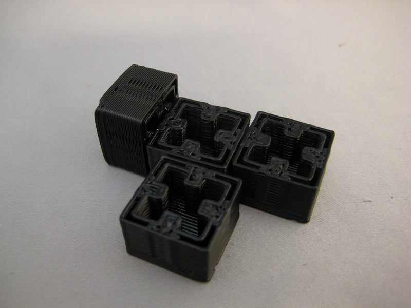 Makerbeam - 3D Printed End Caps Black for MakerBeam (4pcs)