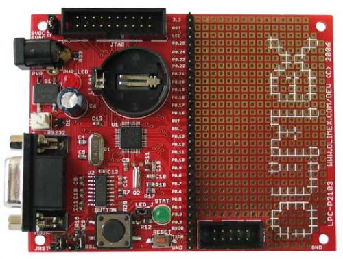 LPC-P2103 PROTOTYPE BOARD FOR LPC2103 ARM MICROCONTROLLER
