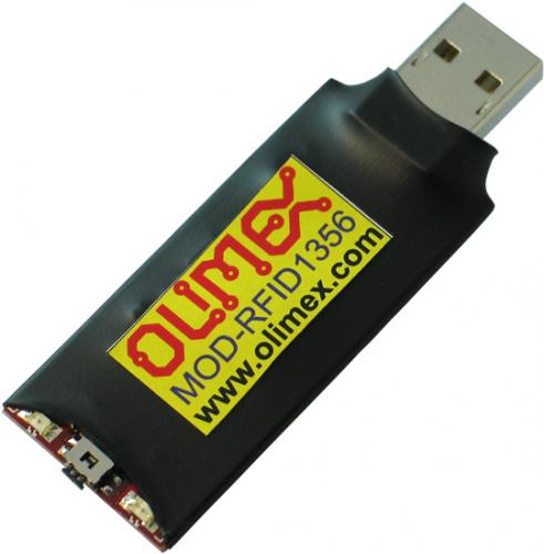 MOD-RFID1356 USB RFID READER FOR 13.56MHZ TAGS WITH EMULATIO
