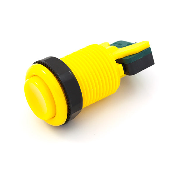 Arcade Push Button 35mm - concave - yellow