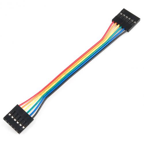 Jumper Wire - 0.1", 6-pin, 6"