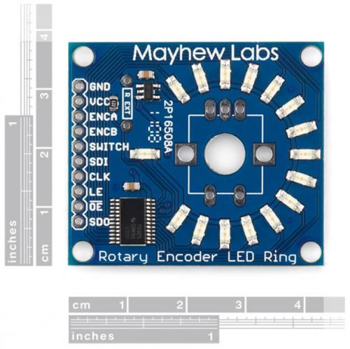 Rotary Encoder LED Ring Breakout Board - Green