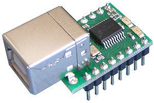 USB-GPIO12 - Breakout board for PIC18F14K50