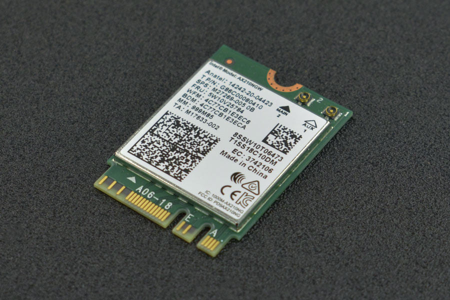M.2 (A+E Key) AX210 WiFi 6E Network Card for for LattePanda Sigma, Alpha, Delta