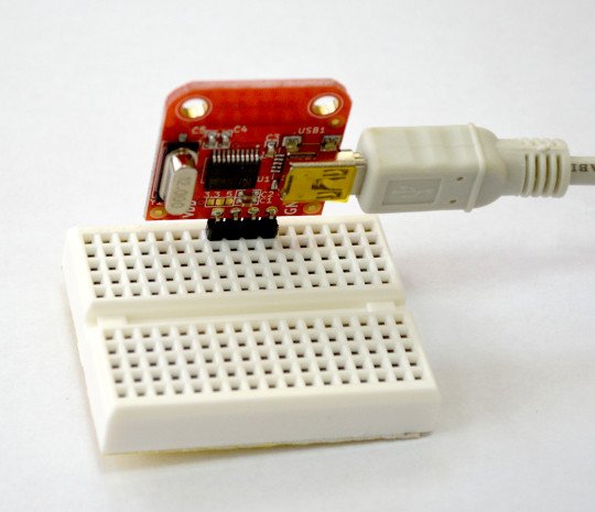 BB-CH340T - USB TO SERIAL CONVERTER WITH CH340T IC, SUITABLE FOR BREADBOARDING