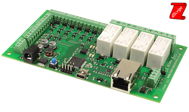 dS3484 - 4 x 16A ethernet relay