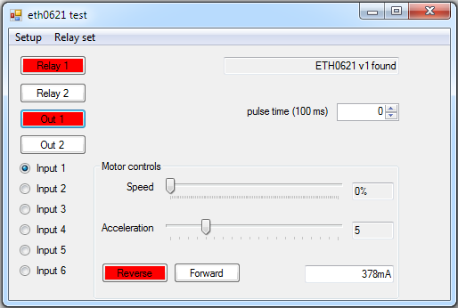 ETH0621 - 24v Motor controller 5A - Ethernet