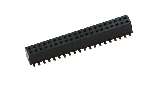 FEMALE SMT 0.05'' STEP CONNECTORS WITH PLASTIC PINS