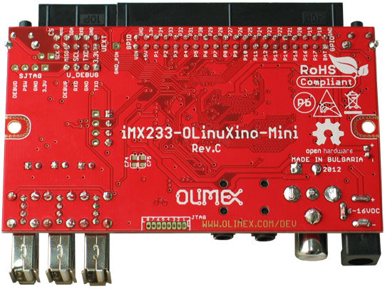 iMX233-OLinuXino-MINI-WiFi SINGLE-BOARD LINUX COMPUTER WITH I.MX233 ARM926J @454MHZ