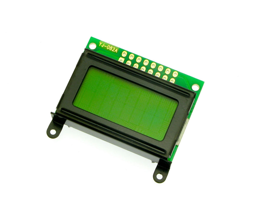 8x2 LCD Display - Green