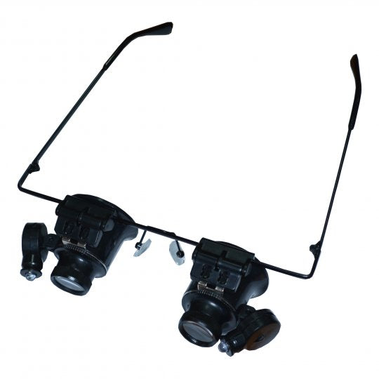 MAG-GLASSES - MAGNIFY GLASSES WITH LED LIGHTS AND X20 MAGNIFICATION