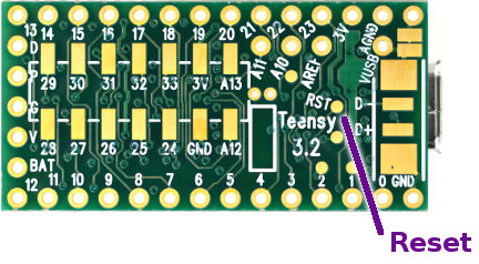 Teensy 3.2 - with Header Pins