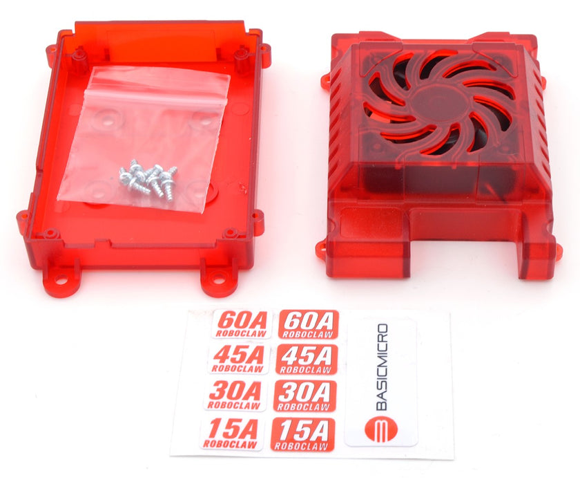 Case with Fan for RoboClaw 2x15A, 2x30A, and 2x45A