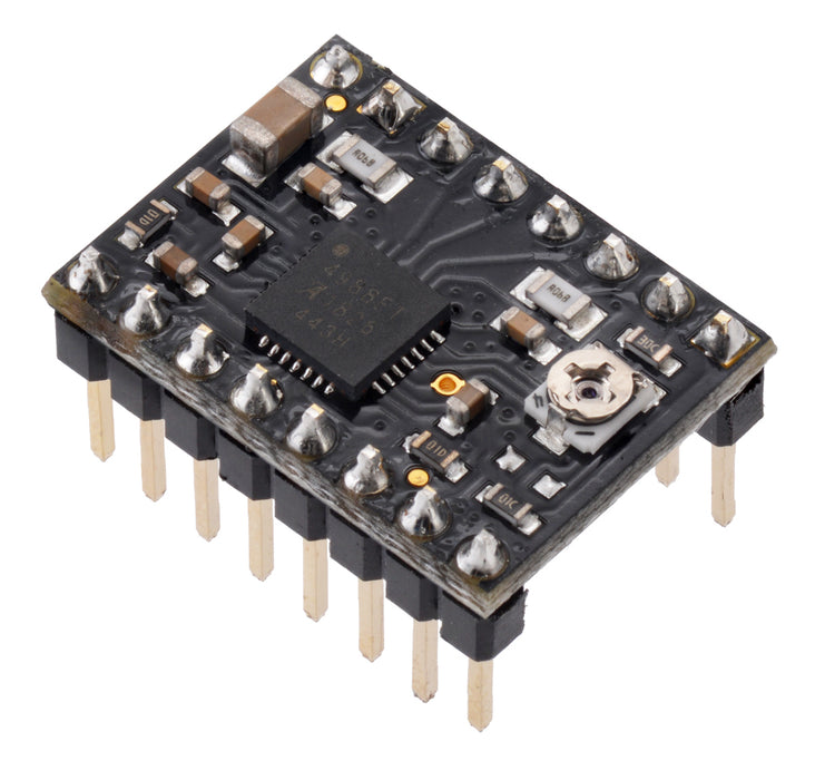 A4988 Stepper Motor Driver Carrier, Black Edition (Header Pins Soldered)