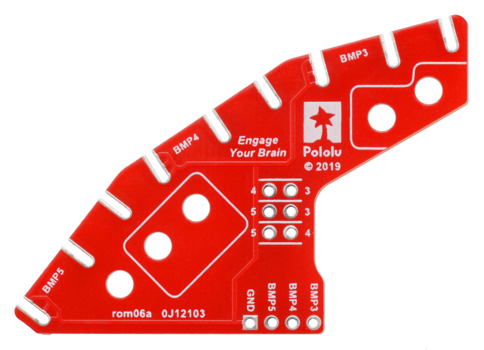 Bumper Switch Kit for Romi/TI-RSLK MAX (Not Soldered, Can Be Assembled for Left or Right Side)