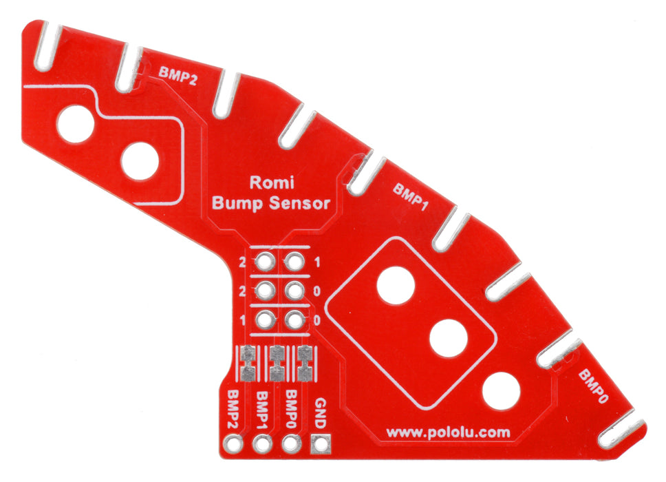 Bumper Switch Kit for Romi/TI-RSLK MAX (Not Soldered, Can Be Assembled for Left or Right Side)