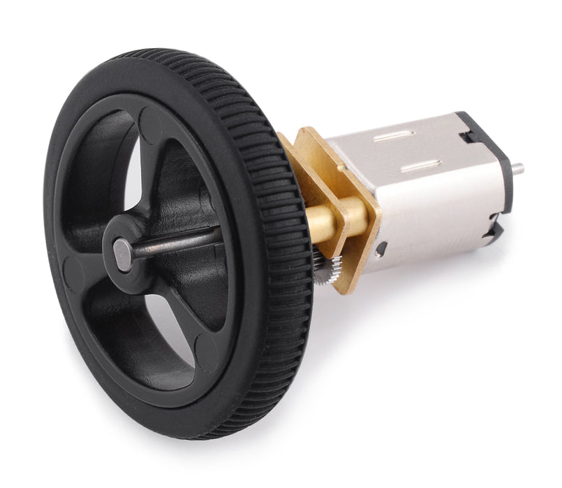 15:1 Micro Metal Gearmotor MP 6V with Extended Motor Shaft