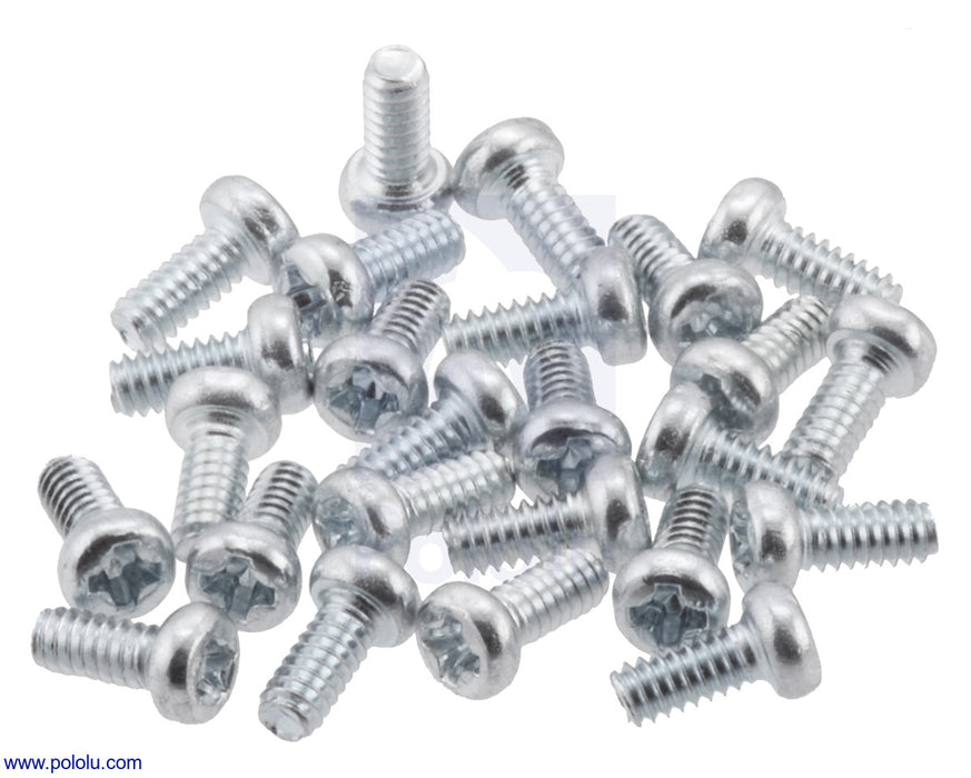 Machine Screw: #2-56, 3/16″ Length, Phillips (25-pack)