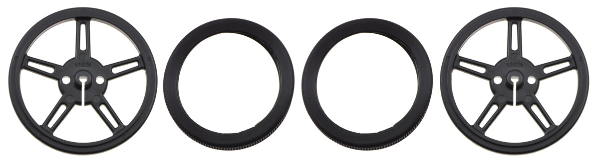 Pololu Wheel 60×8mm Pair - Black