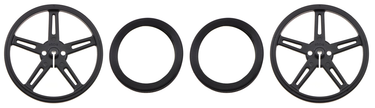 Pololu Wheel 70×8mm Pair - Black