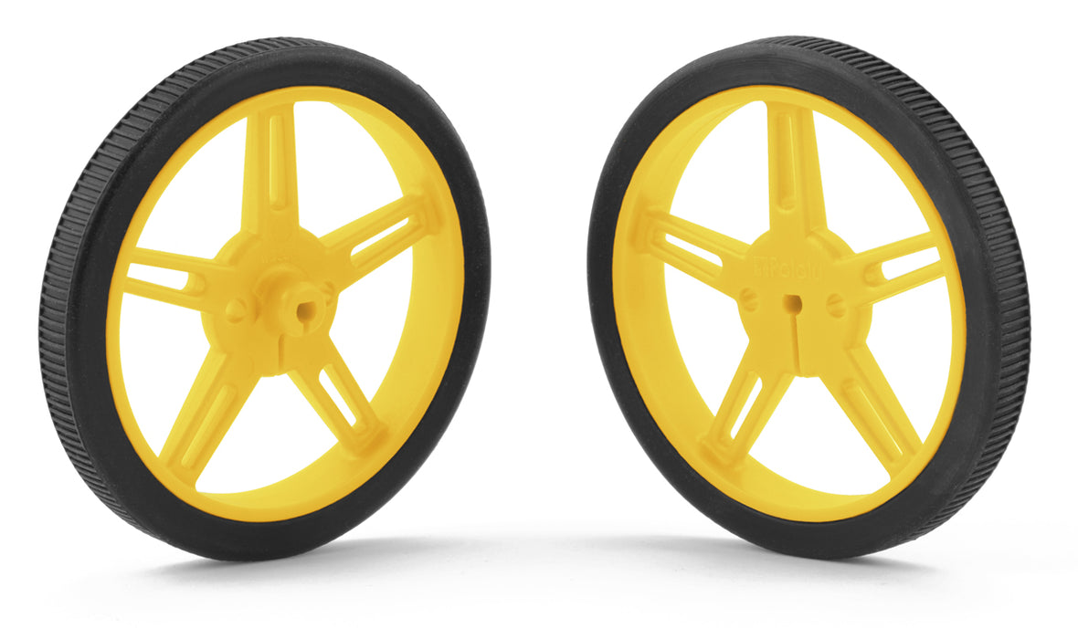 Pololu Wheel 60×8mm Pair - Yellow