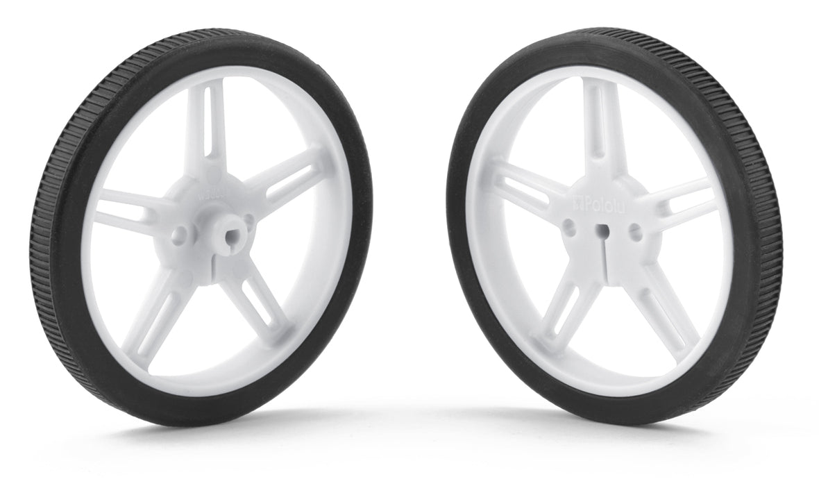 Pololu Wheel 60×8mm Pair - White