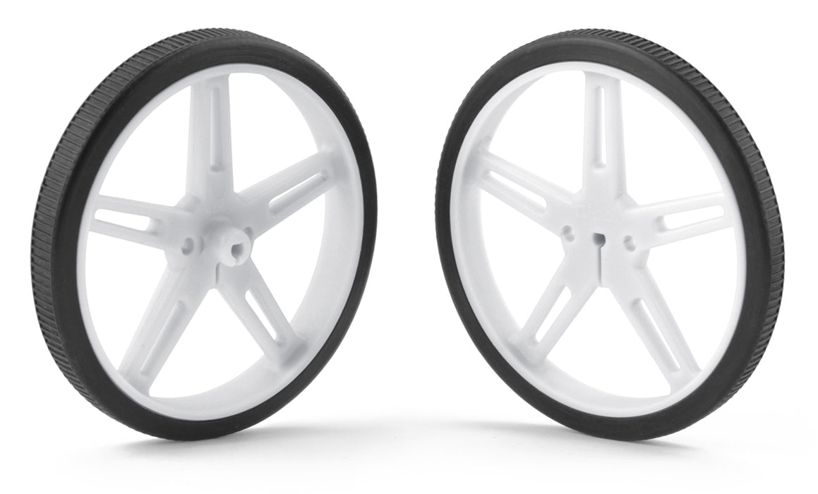 Pololu Wheel 70×8mm Pair - White