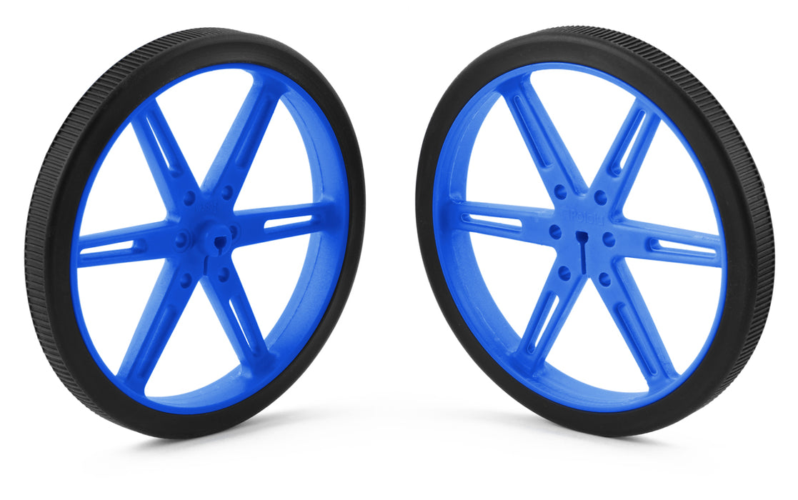 Pololu Wheel 80×10mm Pair - Blue