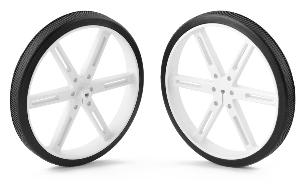 Pololu Wheel 90×10mm Pair - White