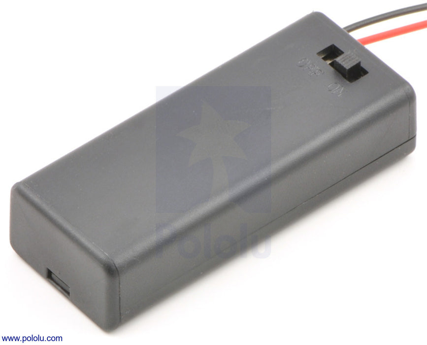 2-AAA Battery Holder, Enclosed with Switch