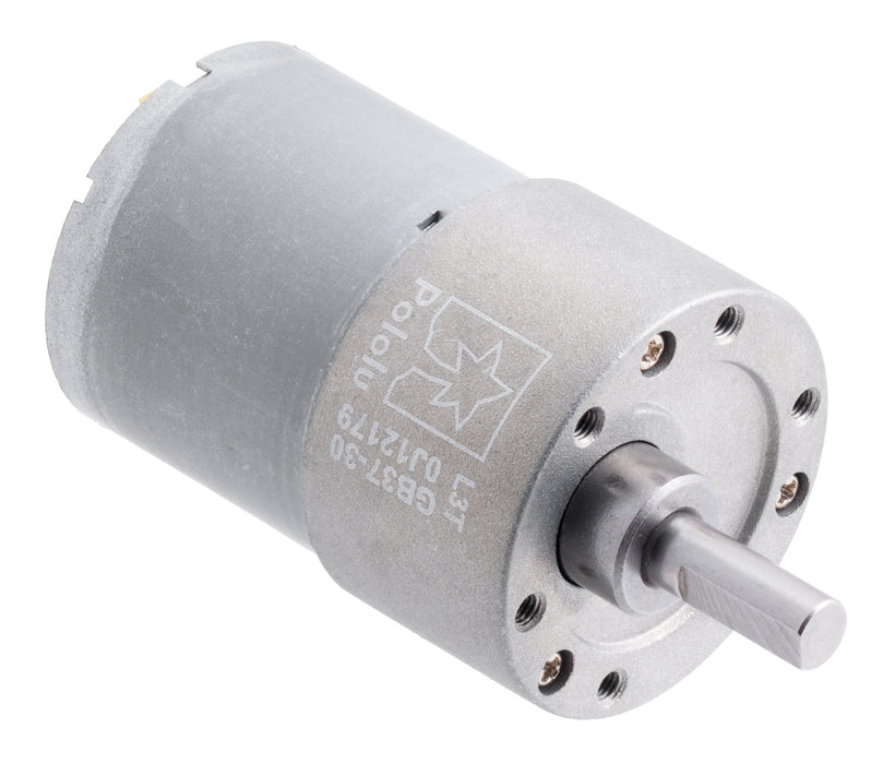 30:1 Metal Gearmotor 37Dx52L mm 12V (Helical Pinion)