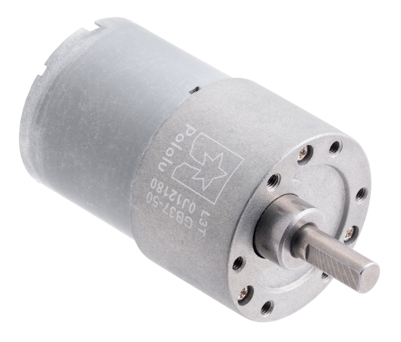 50:1 Metal Gearmotor 37Dx54L mm 12V (Helical Pinion)