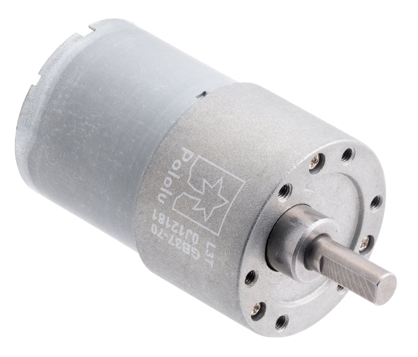 70:1 Metal Gearmotor 37Dx54L mm 12V (Helical Pinion)