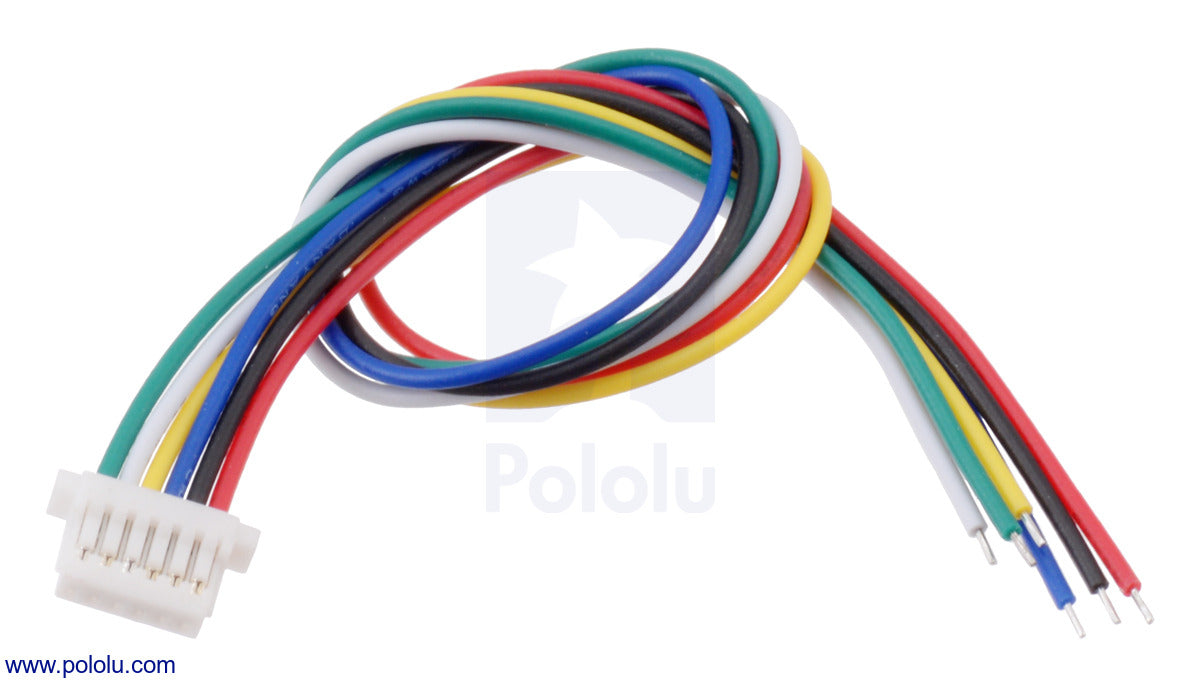 6-Pin Single-Ended Female JST SH-Style Cable 12cm