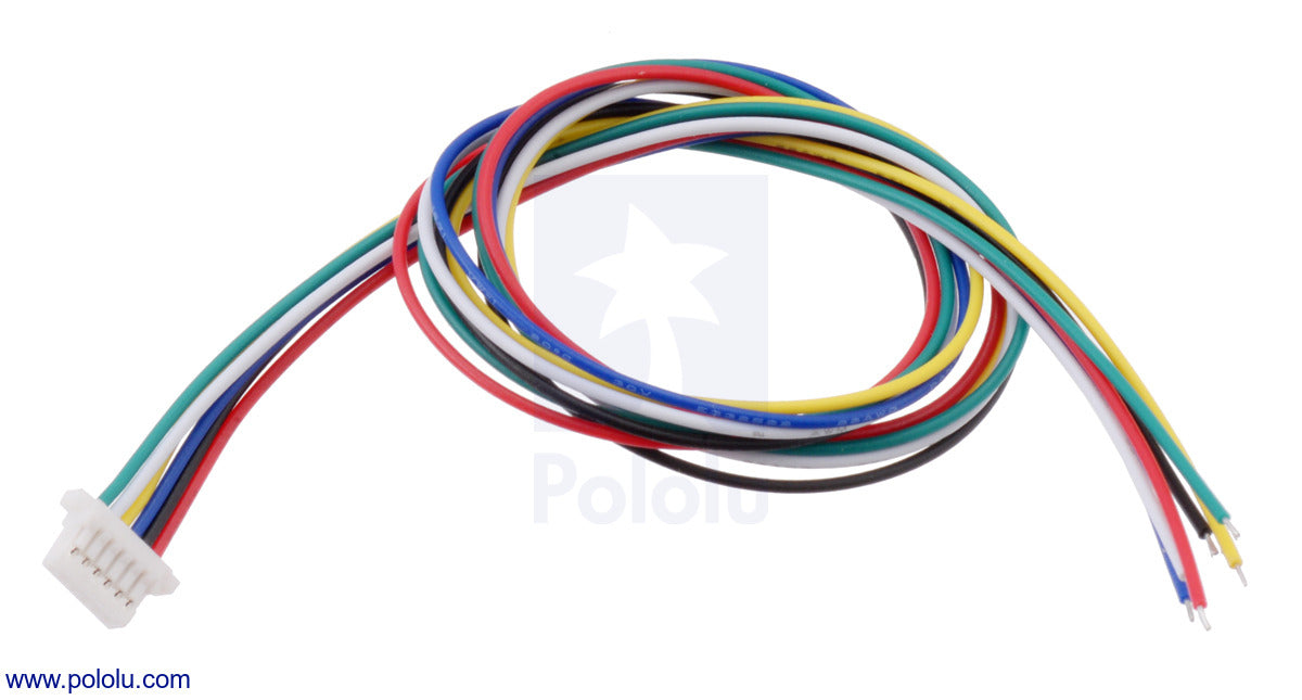 6-Pin Single-Ended Female JST SH-Style Cable 30cm