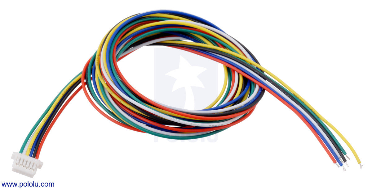 6-Pin Single-Ended Female JST SH-Style Cable 75cm