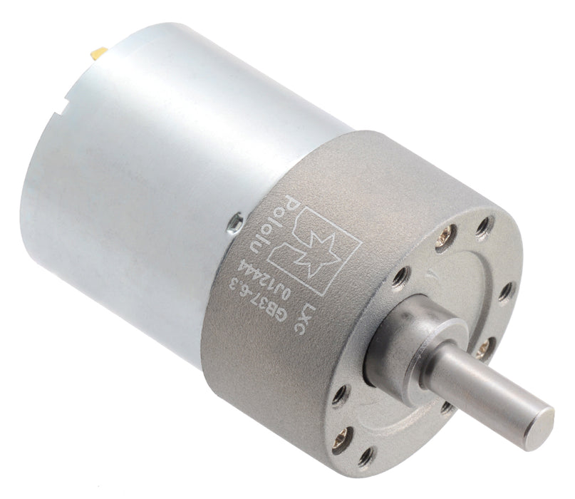 6.3:1 Metal Gearmotor 37Dx50L mm 24V (Helical Pinion)