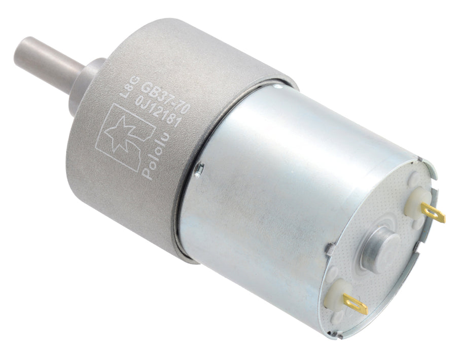 70:1 Metal Gearmotor 37Dx54L mm 24V (Helical Pinion)