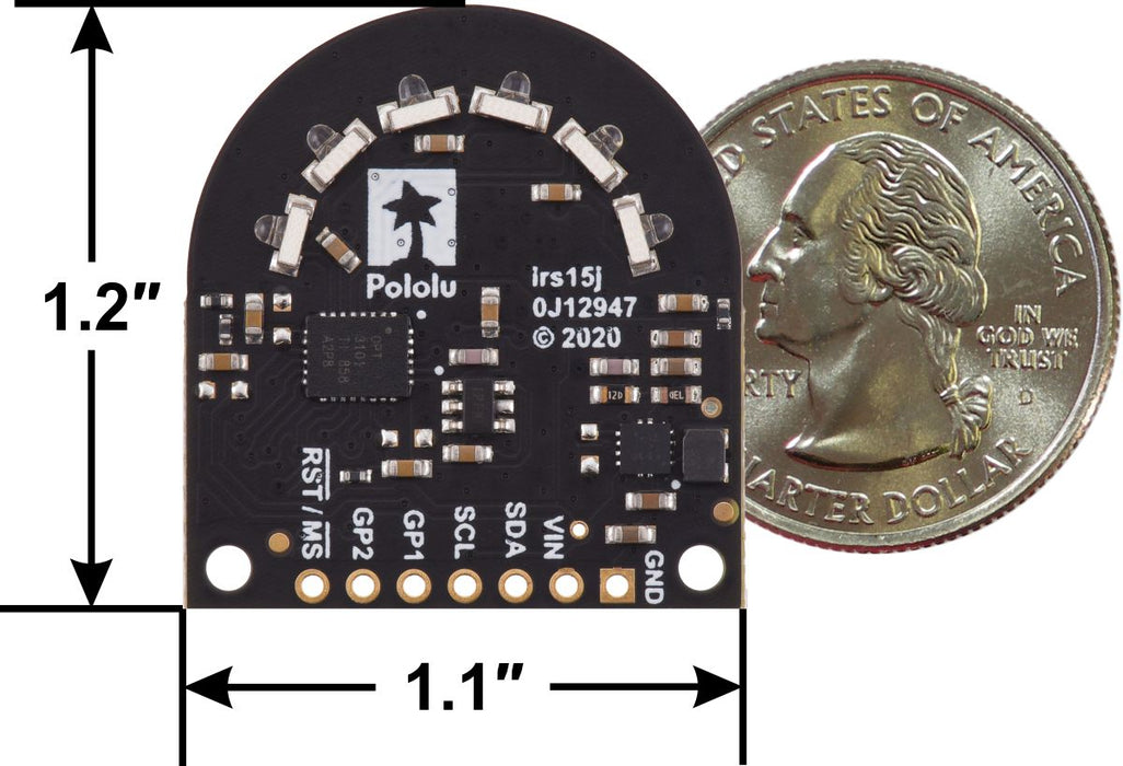 3-Channel Wide FOV Time-of-Flight Distance Sensor for TI-RSLK MAX Using OPT3101