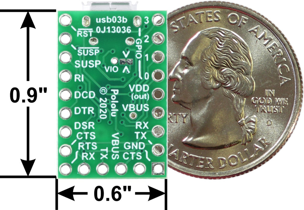 CP2102N USB-to-Serial Adapter Carrier