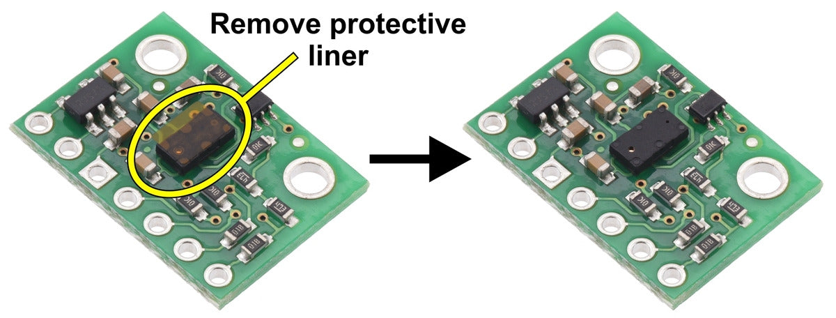 VL53L3CX Time-of-Flight Multi-Target Distance Sensor Carrier with Voltage Regulator, 500cm Max